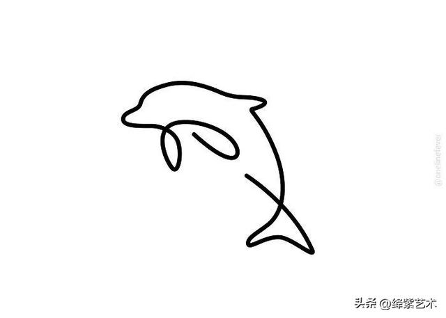 精炼至极！只用一笔画出来的动物，看得人舒适极了