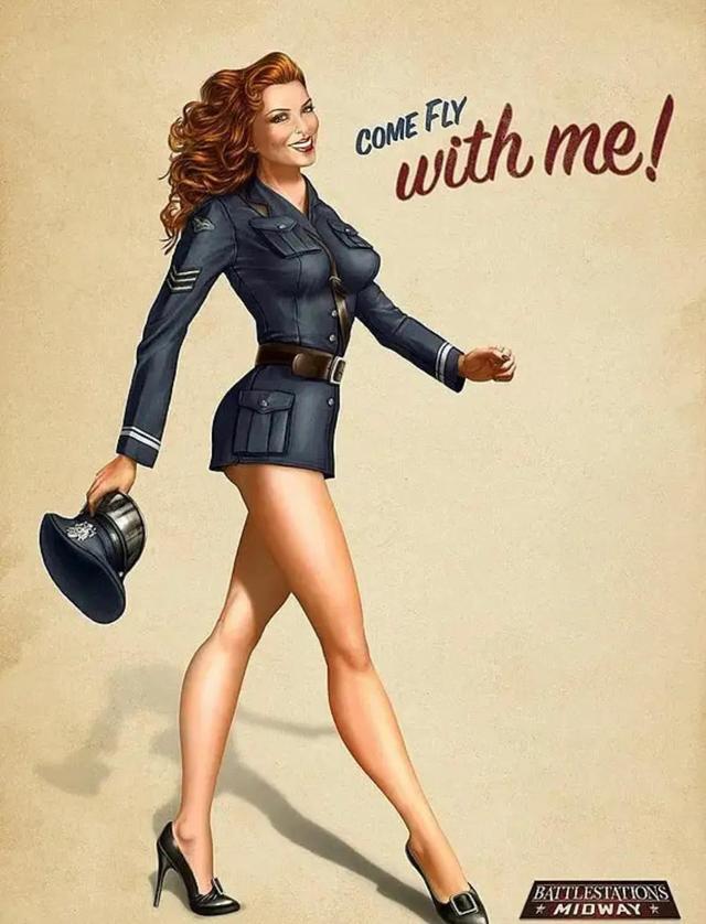 二战各国征兵海报，美国偏爱女郎，苏德坚持信仰，中国宁死不屈。