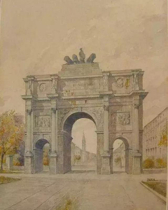 希特勒绘画作品