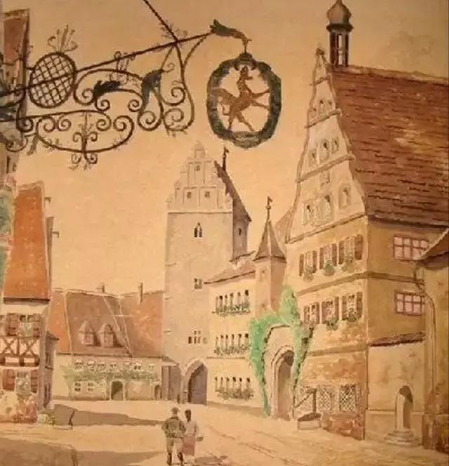 希特勒绘画作品