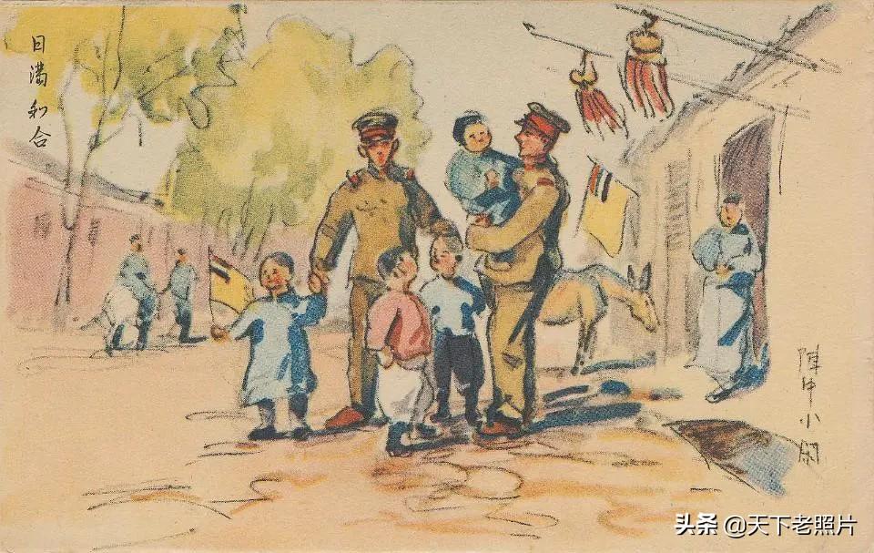 无耻的美化 - 以明信片的视角看侵华时期的日本，如何无耻地利用未成年的孩子形象美化侵略战争，欺骗国民。 ...